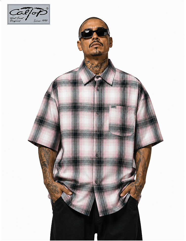 2000 S/S Plaid Color Base : Pink-Black 2000 S/S Plaid Color Base : Pink-Black